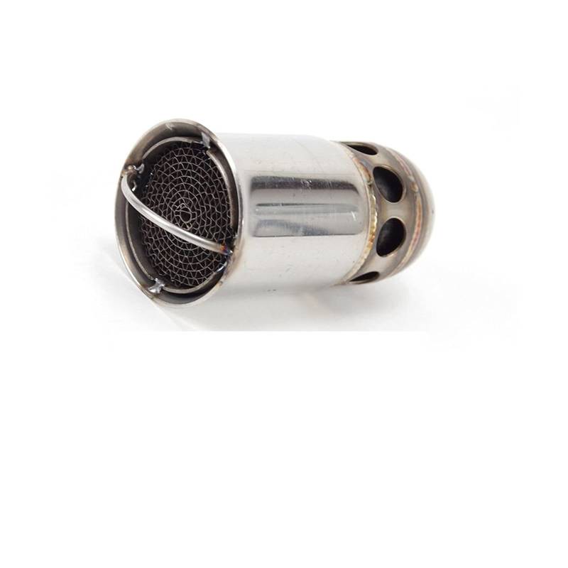 35mm 42mm 45mm 48mm 51mm 60mm Motorrad Auspuff Katalysator DB Killer Schalldämpfer Noise Sound Eliminator Auspuff Schalldämpfer Rohr Motorradzubehör (Farbe : A8 51mm Cata)