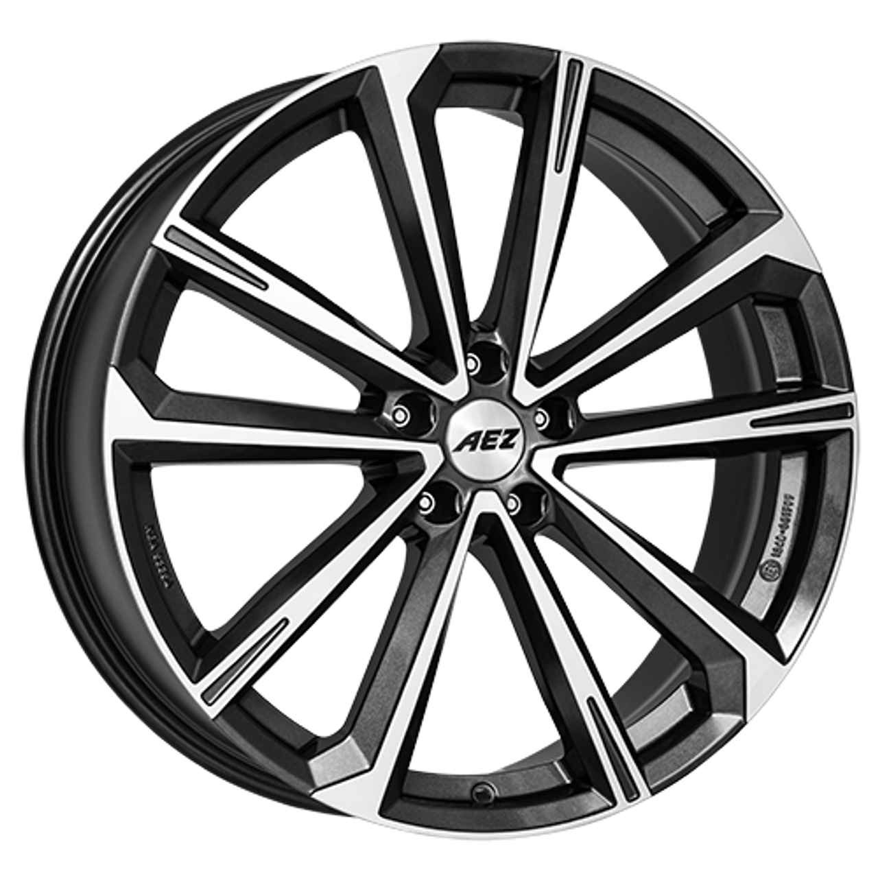 AEZ ARUBA DARK gunmetal polished 8.5Jx19 5x108 ET40