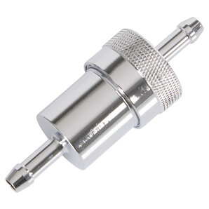 Benzinfilter, auswaschbar 6,5 mm Anschluss, chrom Louis von Louis
