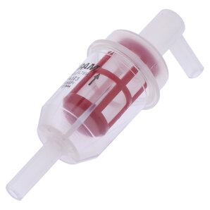 Benzinfilter transparent 8,0 mm Anschluss, rund Fram von Fram