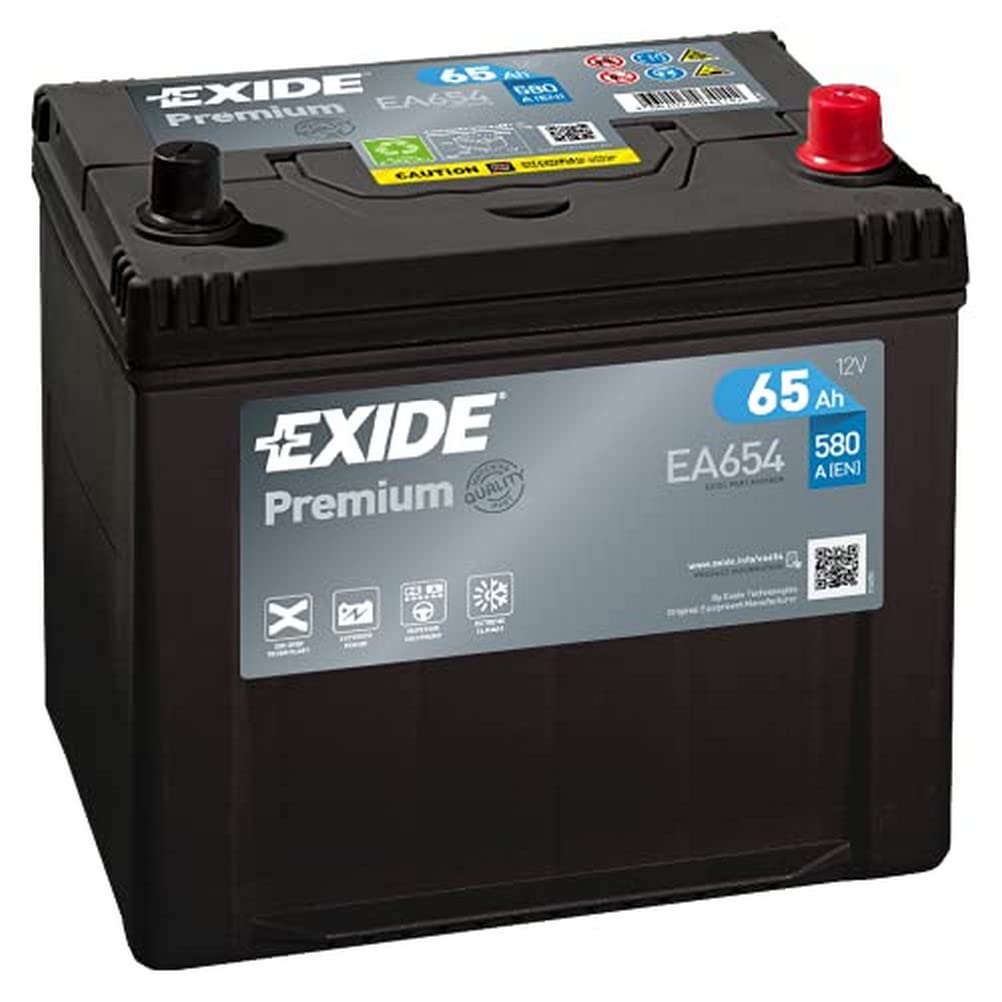 Exide EA654 Premium STARTERBATTERIE 12V 65AH 580A von Exide
