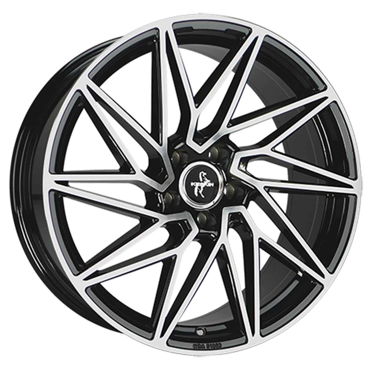 KESKIN KT20 FUTURE black front polished 8.5Jx19 5x112 ET45