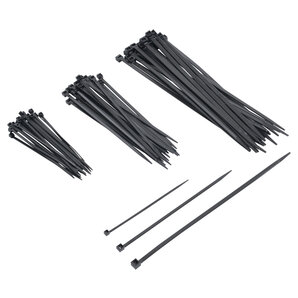 Kabelbinder-Set, schwarz 75-teilig Autec von Autec