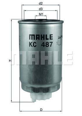 Kraftstofffilter Mahle Original KC 487 von Mahle Original