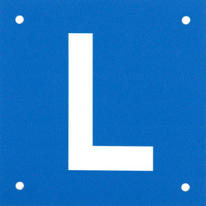 L-Schild Schweiz 12 x cm Blau Eurosnap von Eurosnap
