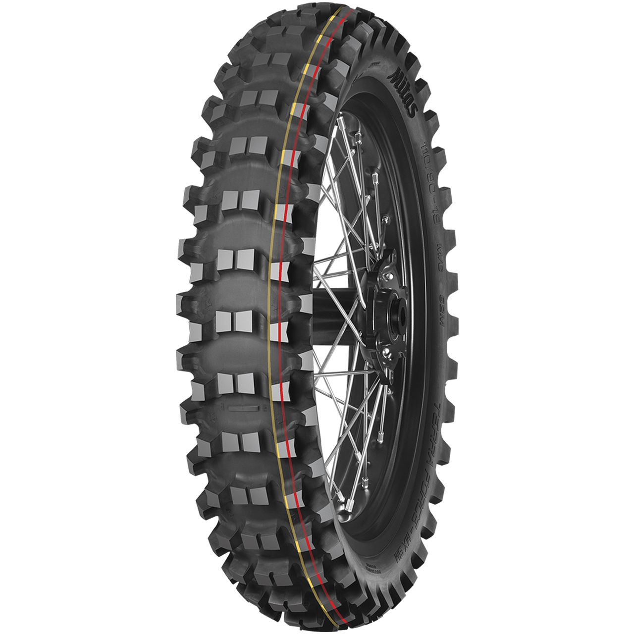 MITAS TERRA FORCE-MX SM (RED-YELLOW) 90/100 - 16 M/C TT 51M REAR