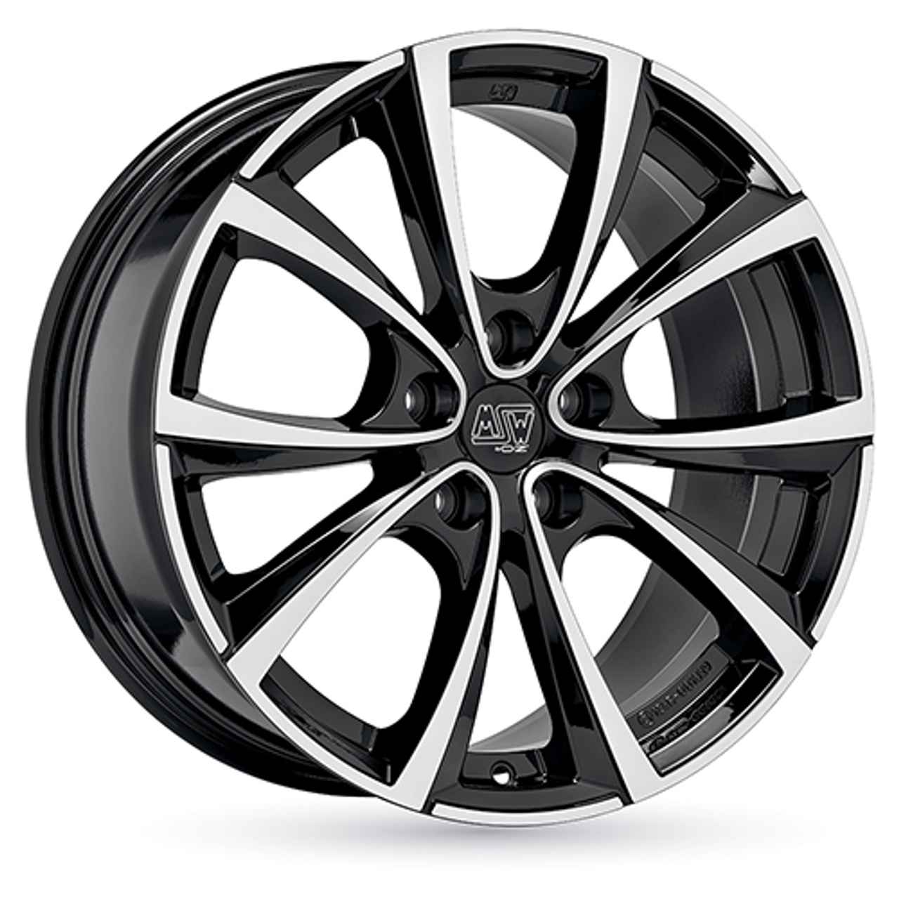 MSW (OZ) MSW 27T gloss black full polished 8.5Jx18 5x114.3 ET40