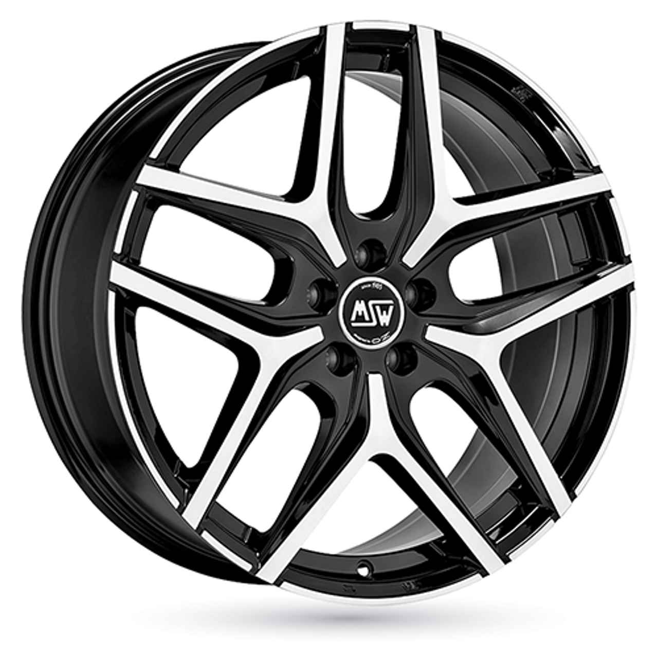 MSW (OZ) MSW 40 gloss black full polished 7.5Jx19 5x112 ET32