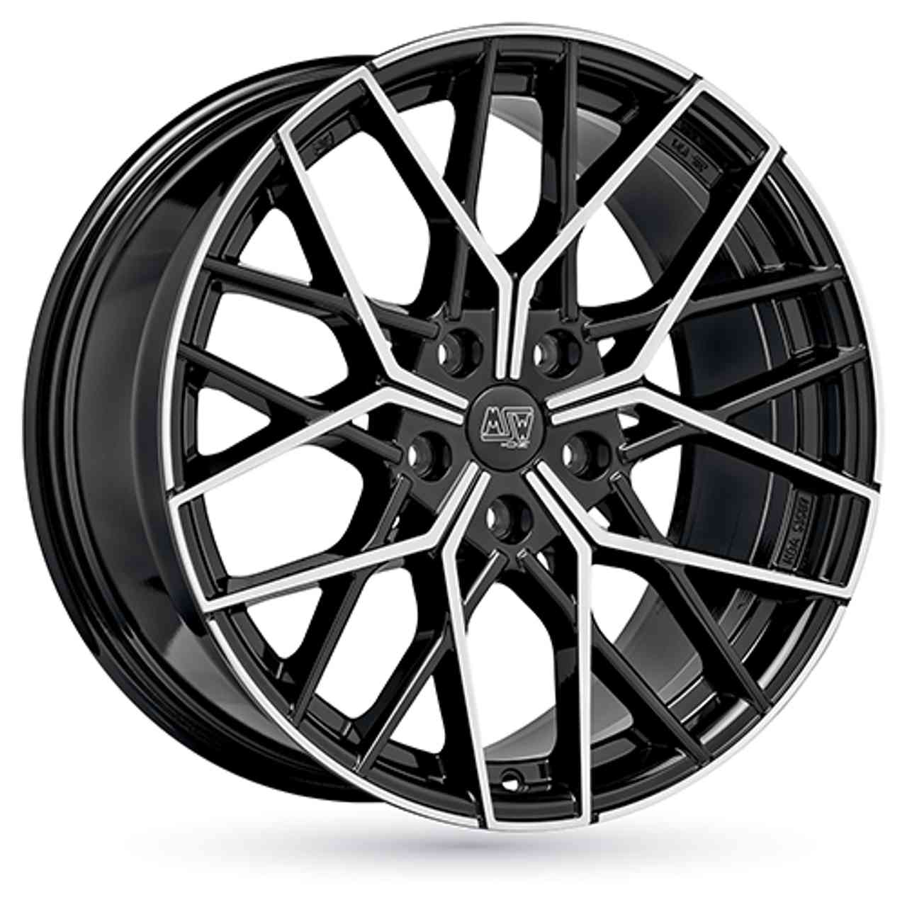 MSW (OZ) MSW 74 gloss black full polished 8.0Jx19 5x112 ET35
