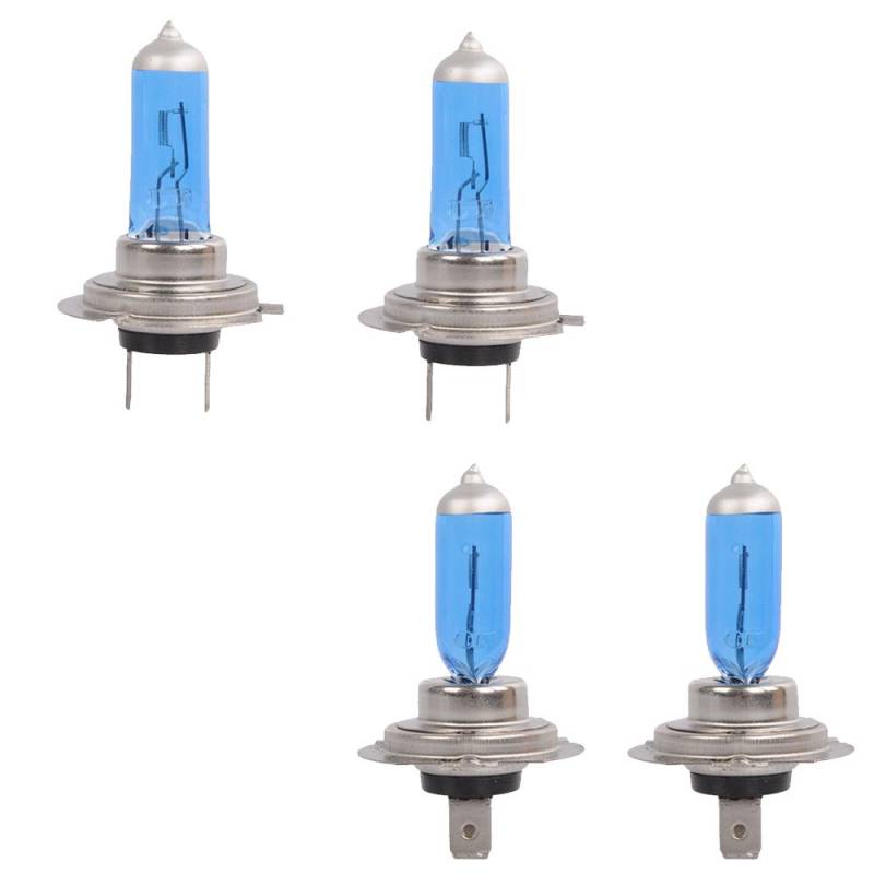 Mintice™ 4 X KFZ Auto H7 6000K Xenon Gas Halogen Scheinwerfer Weiß Licht Lampen Birnen 55W von Mintice