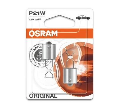 OSRAM 7506-02B P21W 12V 21W BA15s Lampen Doppelblister von Ballero