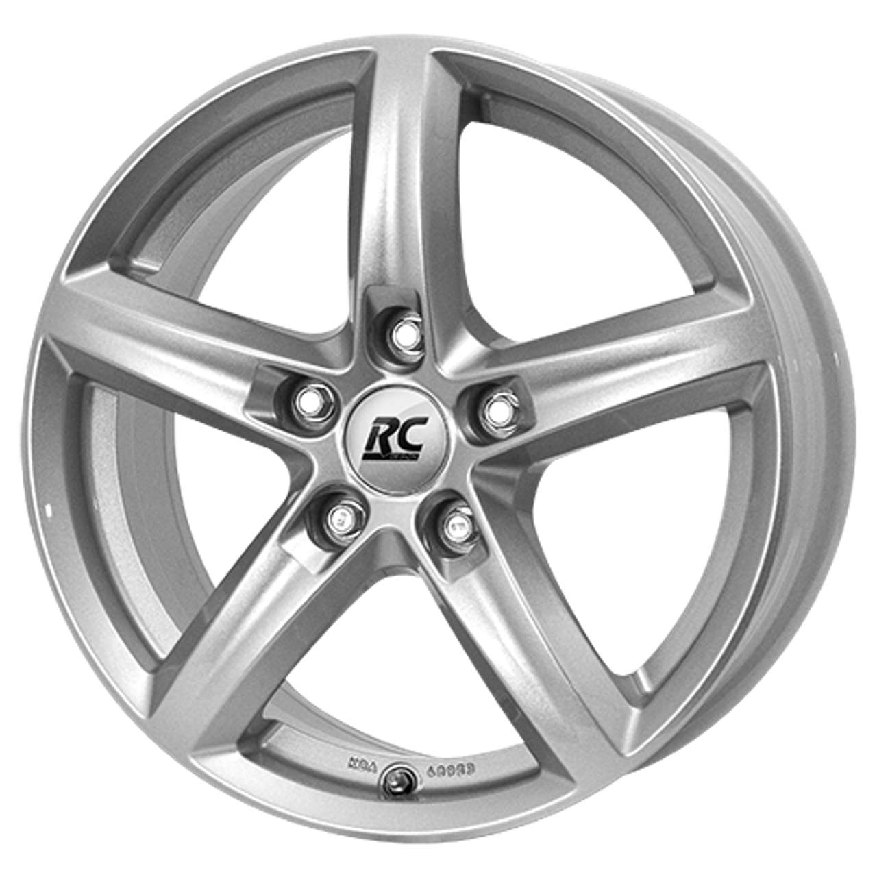 RC-DESIGN RC24 kristallsilber 6.0Jx15 5x114.3 ET46