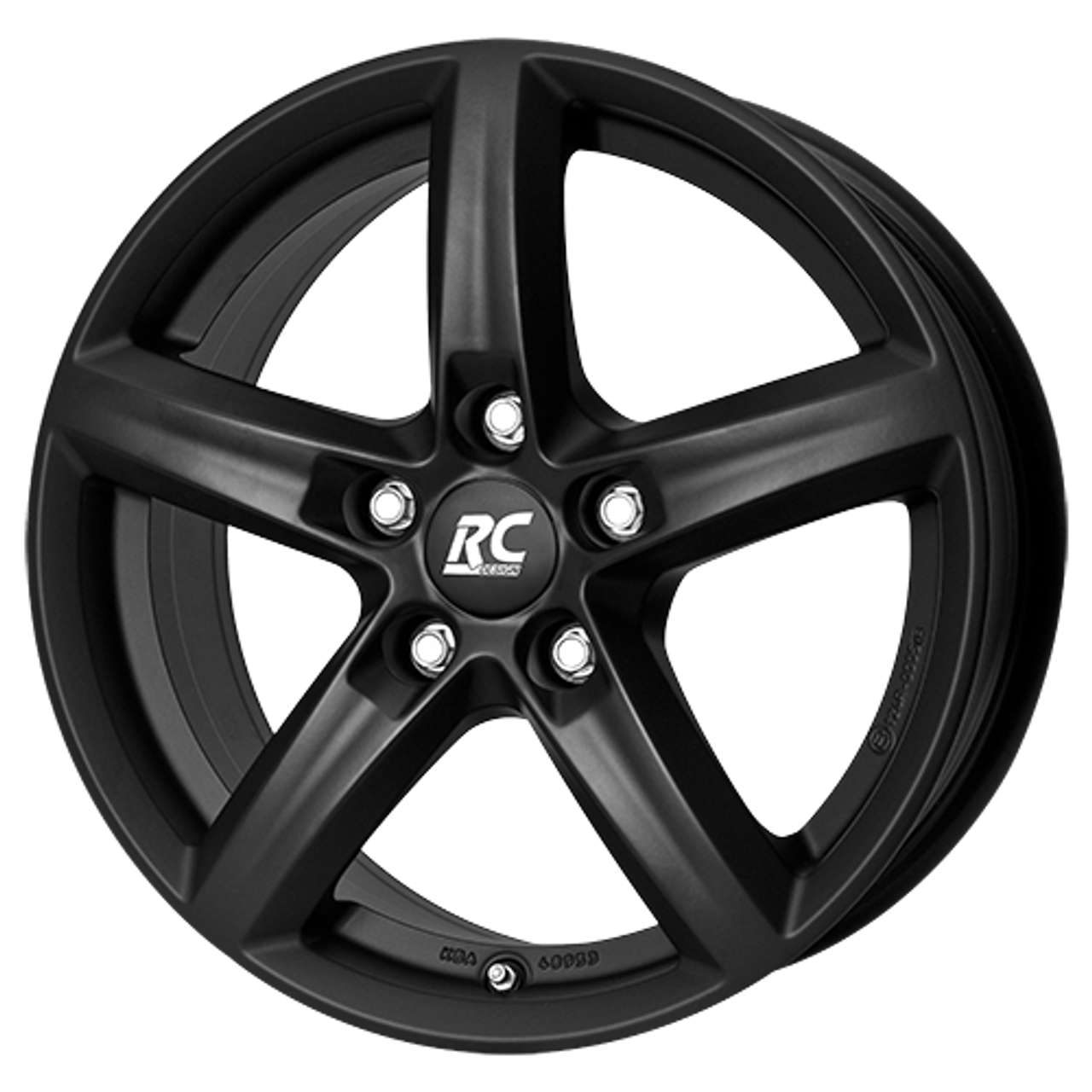 RC-DESIGN RC24 schwarz klar matt (skm) 6.0Jx15 5x112 ET43