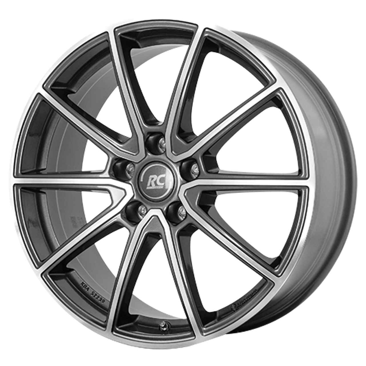 RC-DESIGN RC32 himalaya grey vollpoliert 7.0Jx17 5x112 ET42