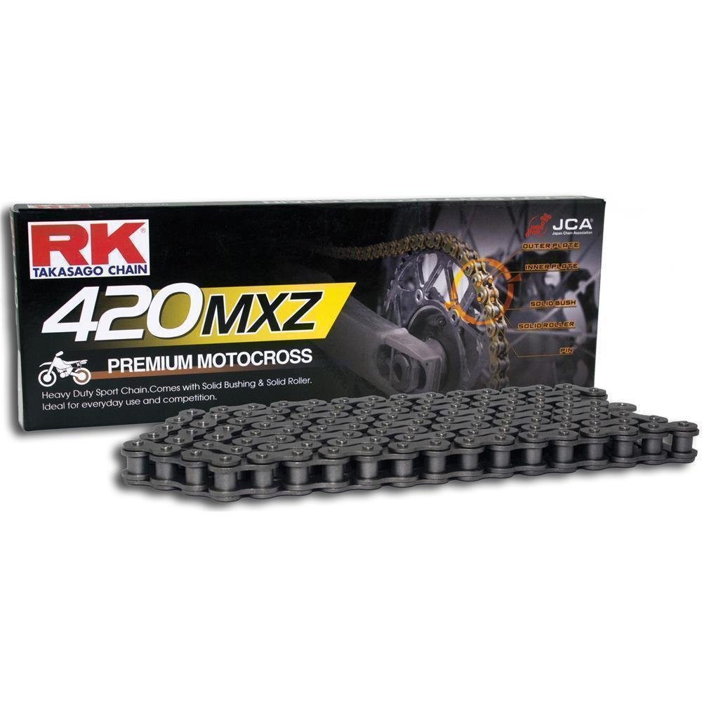 RK chain 420 MXZ 114 C gray/gray open