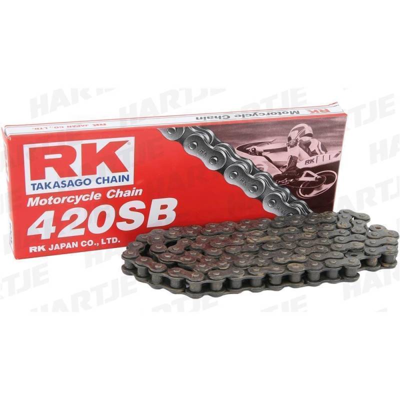 RK chain 420 SB 86 C gray/gray open