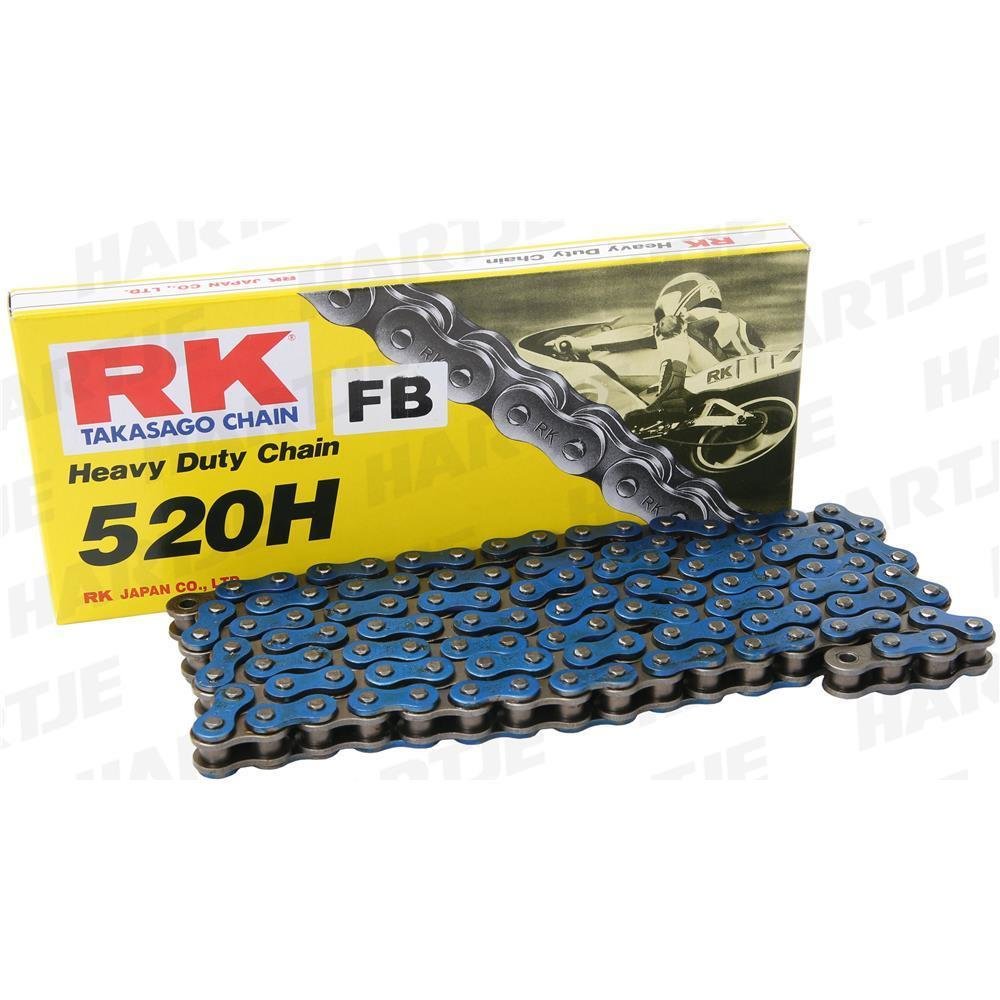 RK chain 520 H 116 C blue/black open
