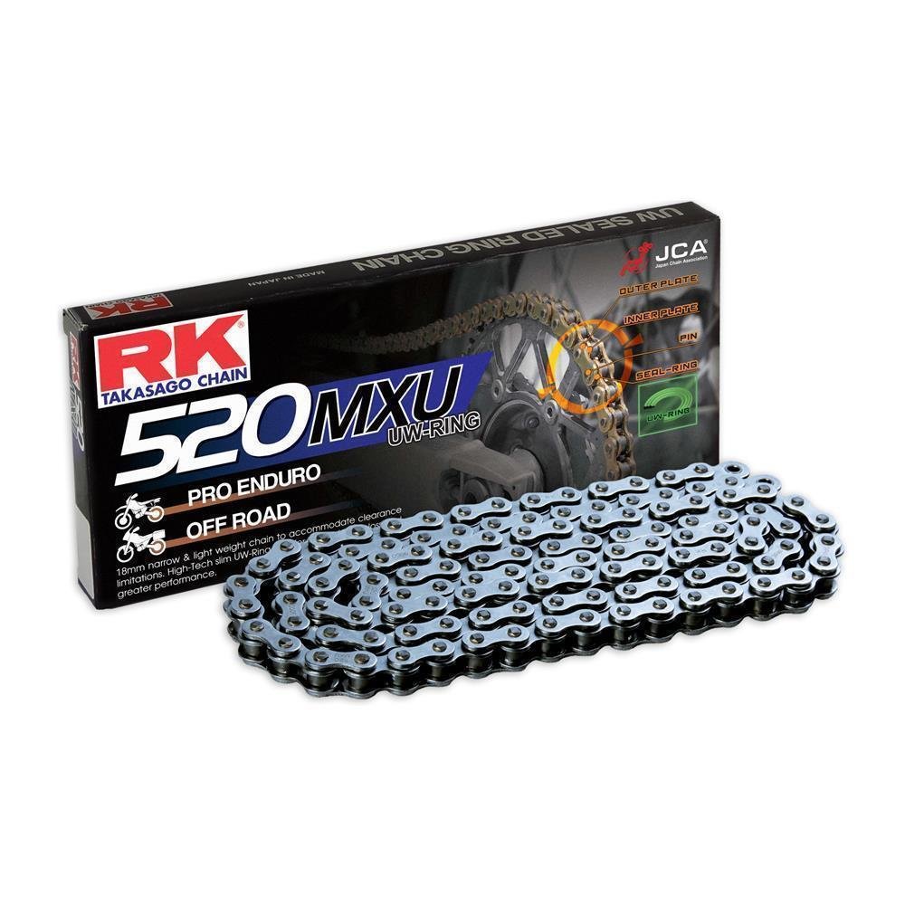 RK chain 520 MXU 112 C gray/gray open