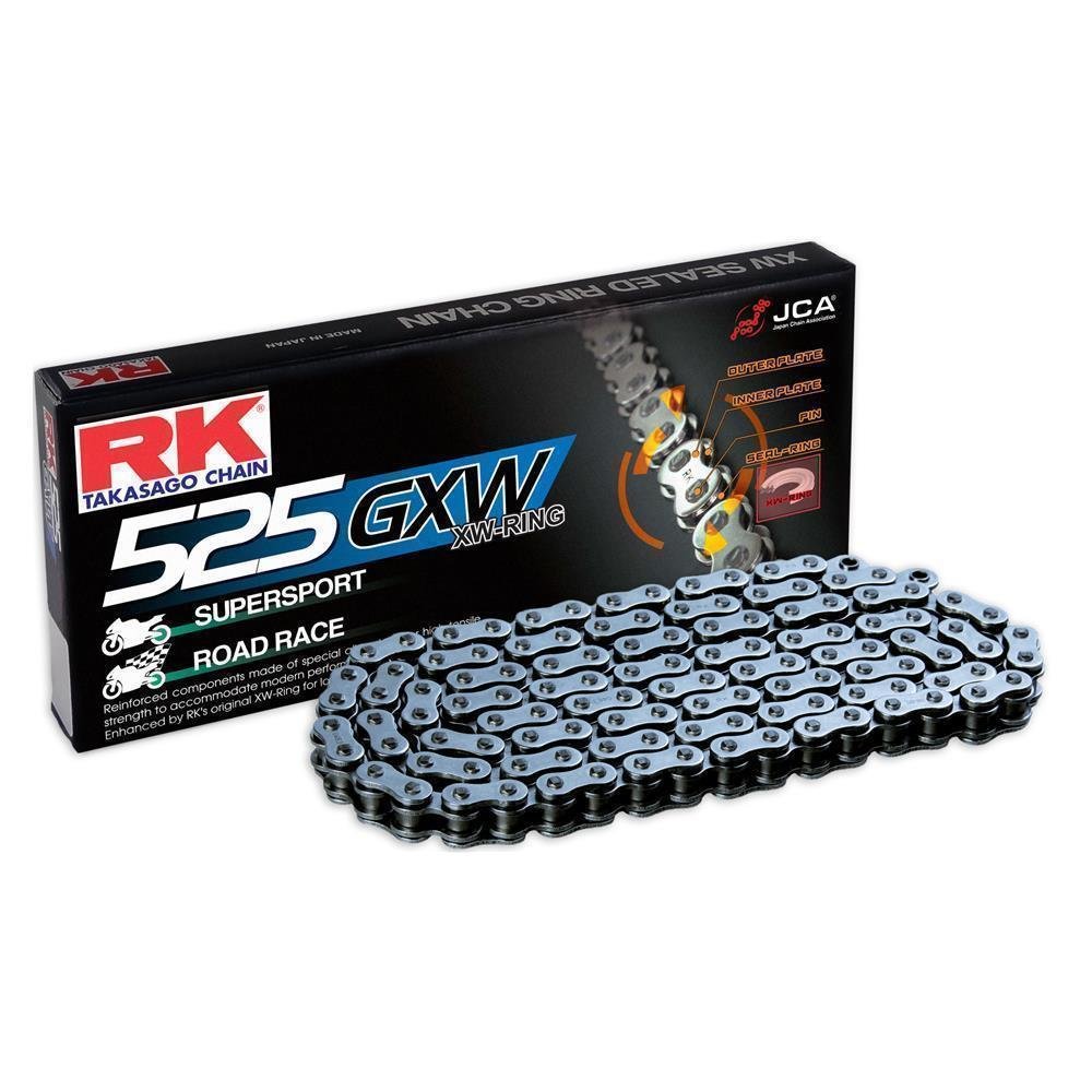 RK chain 525 GXW 108 N gray/gray open