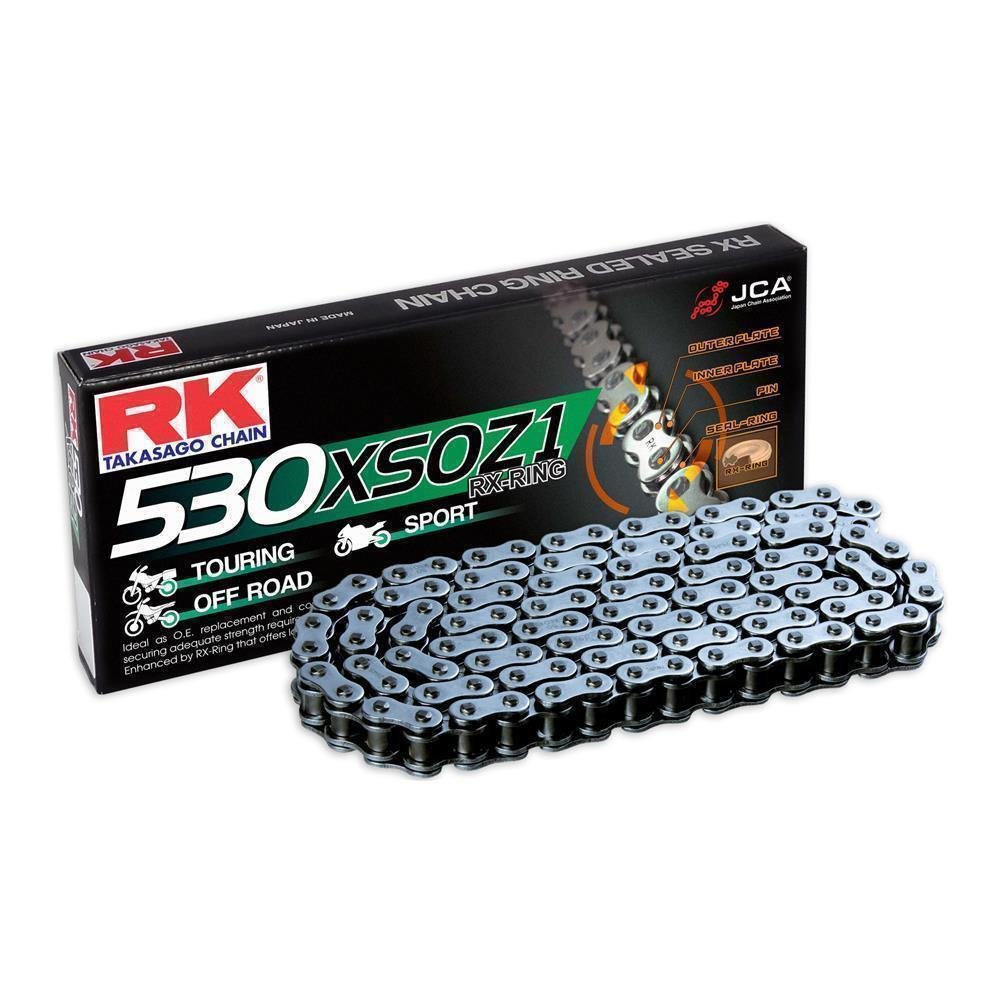 RK chain 530 XSOZ1 100 N gray/gray open