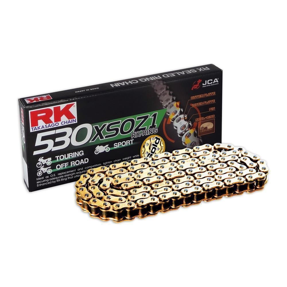 RK chain 530 XSOZ1 102 N Gold/Gold Open
