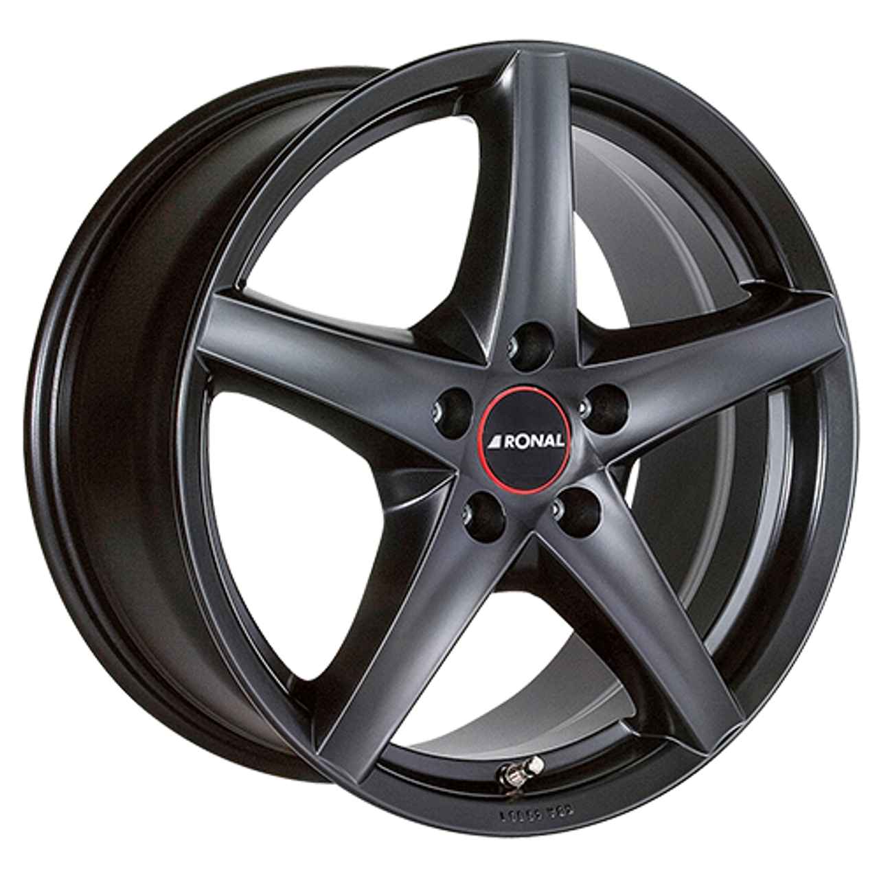 RONAL RONAL R41 mattschwarz 7.0Jx16 5x100 ET38