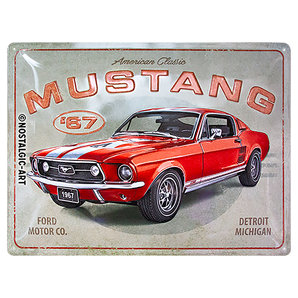 Retro Blechschild Ford Mustang Maße: 40x30cm Nostalgic Art von Nostalgic Art