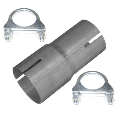 Rohr Reduzierstück von 40mm auf 45mm Auspuff Adapter inkl. 2 Schellen Rohr Reduzierstück von 40mm auf 45mm Auspuff Adapter inkl. 2 Schellen