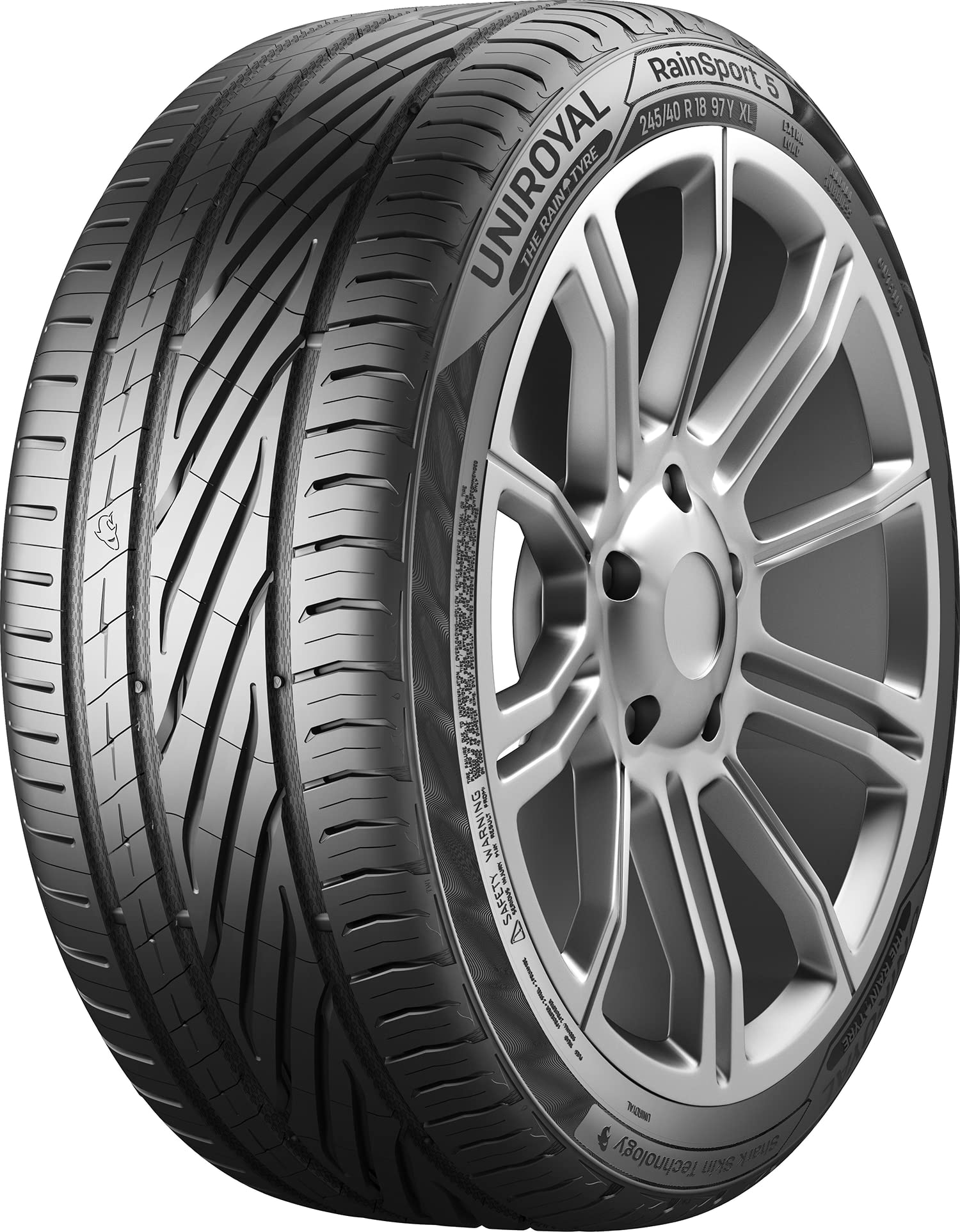 Uniroyal RainSport 5 - 195/55 R15 85H - C/A/71 - Sommerreifen (PKW) von Uniroyal