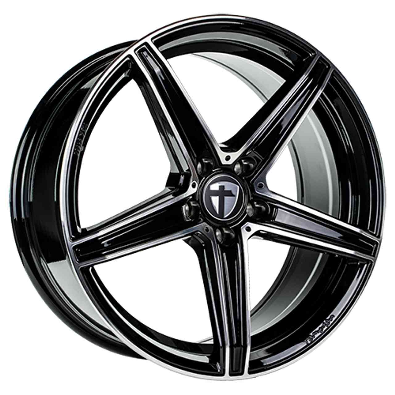 TOMASON TN20 black polished 8.0Jx18 5x112 ET35