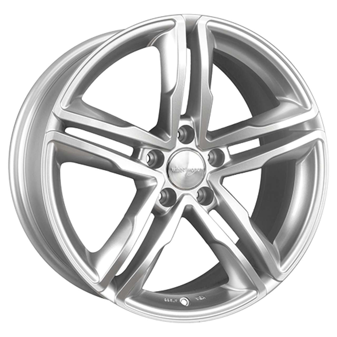 WHEELWORLD-2DRV WH11 Arktic Silber lackiert 7.5Jx17 5x112 ET35