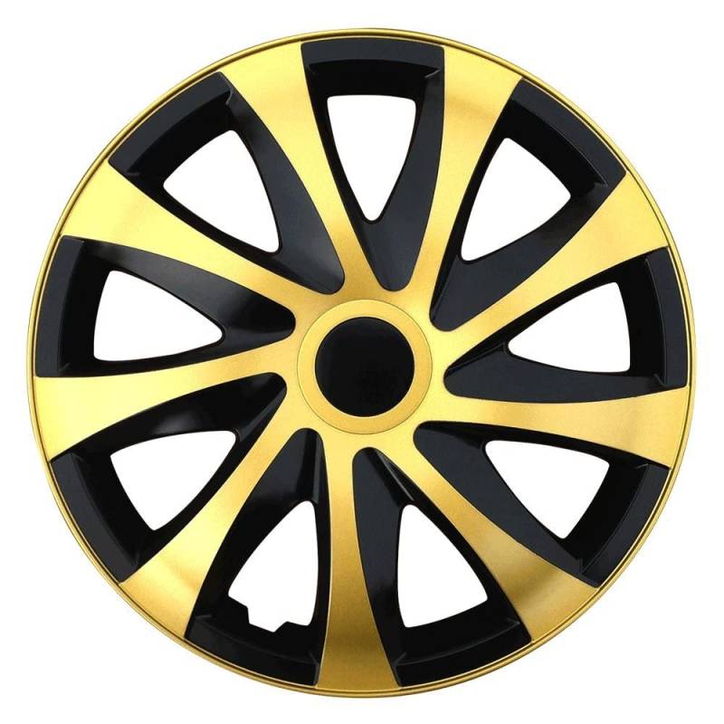 (Farbe und Größe wählbar) 16 Zoll Radkappen Draco (Schwarz-Gold) + Eingangsmatte passend für Fast alle Fahrzeugtypen (universal) … von AUTOTEPPICH Stylers Wir fertigen Ihre Fußmatten