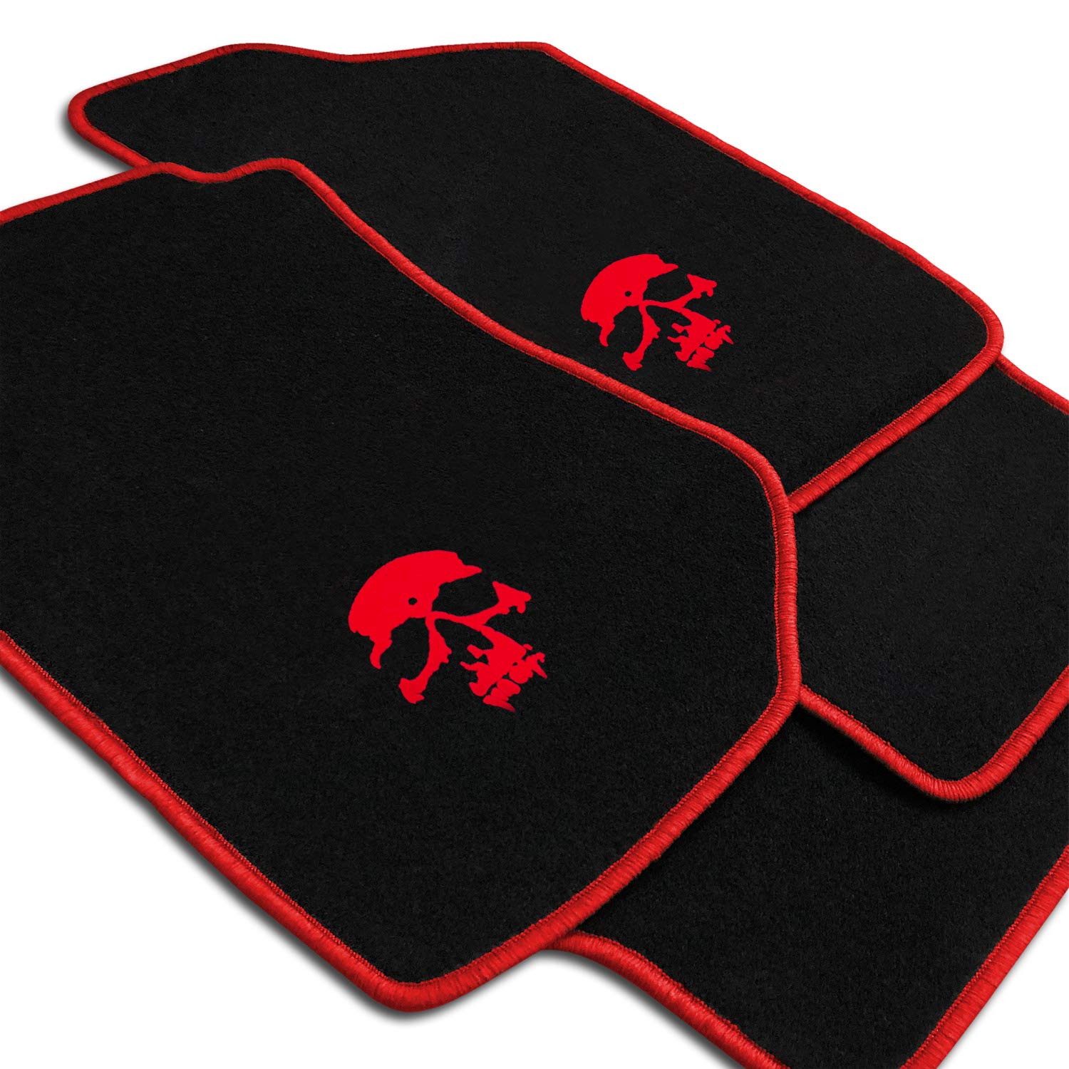Autoteppich Stylers Schaedel_18420 Fein-Velours Autoteppiche Schädel Druck- und Randfarbe Rot - Fahrzeugtyp in der Artikelbeschreibung beachten! Autoteppich Stylers Schaedel_18420 Fein-Velours Autoteppiche Schädel Druck- und Randfarbe Rot - Fahrzeugtyp in der Artikelbeschreibung beachten! von Autoteppich Stylers