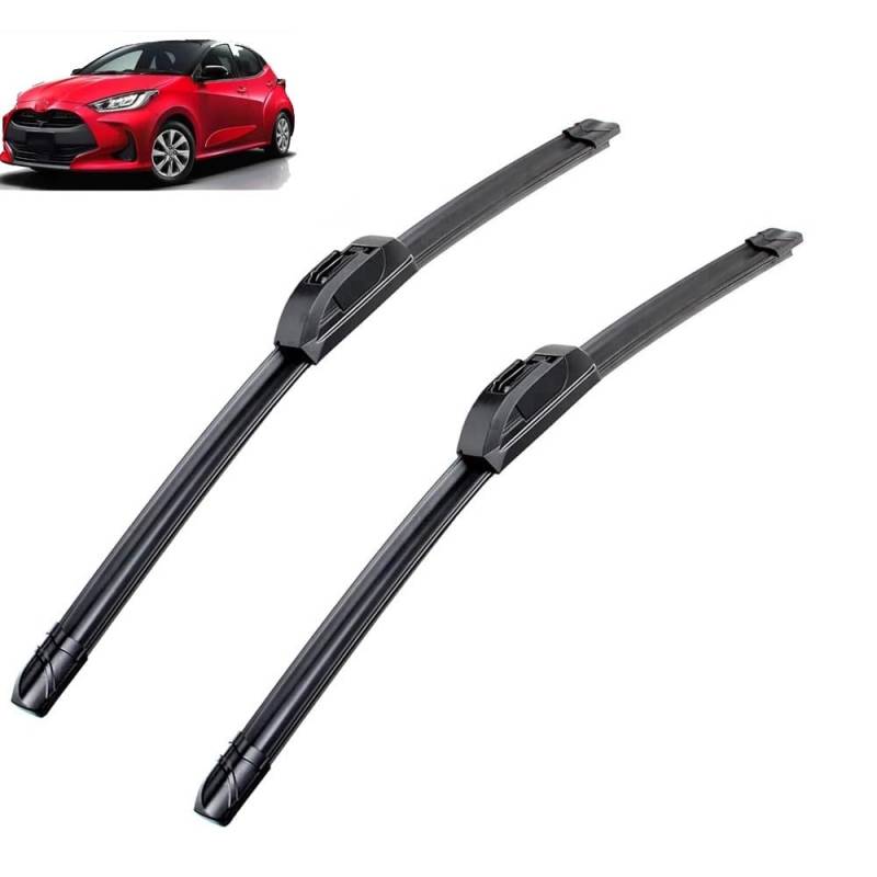 2 stücke Auto Vorne Hinten Wischer Für Toyota Yaris XP210 2022 2021 2020 Windschutzscheibe Auto Scheibenwischer Klingen Zubehör Wischer von Autozonea
