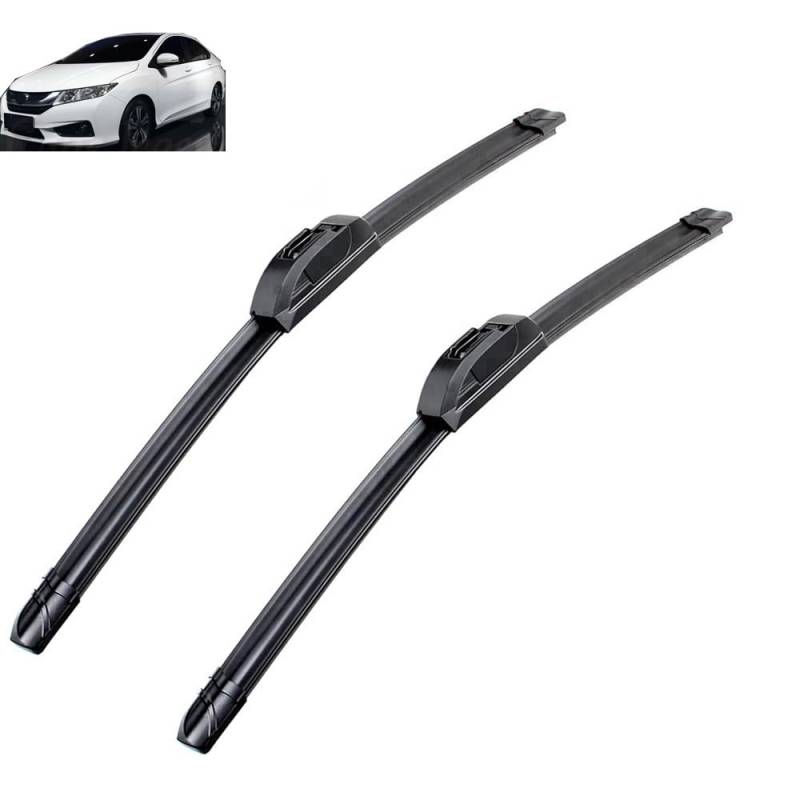 Auto Front Wischer Klinge Für Honda City GM4 GN Gnade Ballade 2015~2022 Windschutzscheibe Windschutzscheibe Windows Scheibenwischer von Autozonea