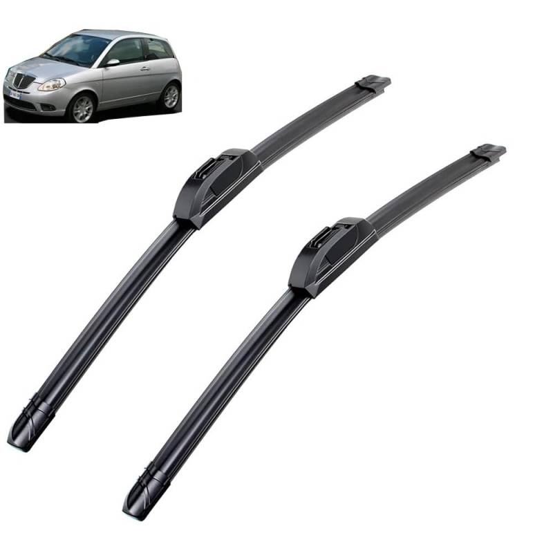 Auto Frontscheibe Wischer Klinge Für Lancia Ypsilon 2003 2004 2005 2006 2007 2008 2009 2010 2011 Haken Typ von Autozonea