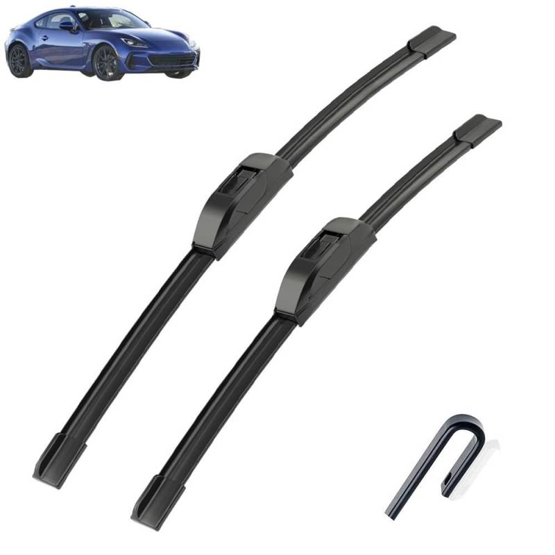 Autozubehör Frontscheibenwischerblatt Für Subaru BRZ 2012-2022 22"+20" Bürstenwischer U Typ J Haken 2019 2018 2017 2016 von Autozonea