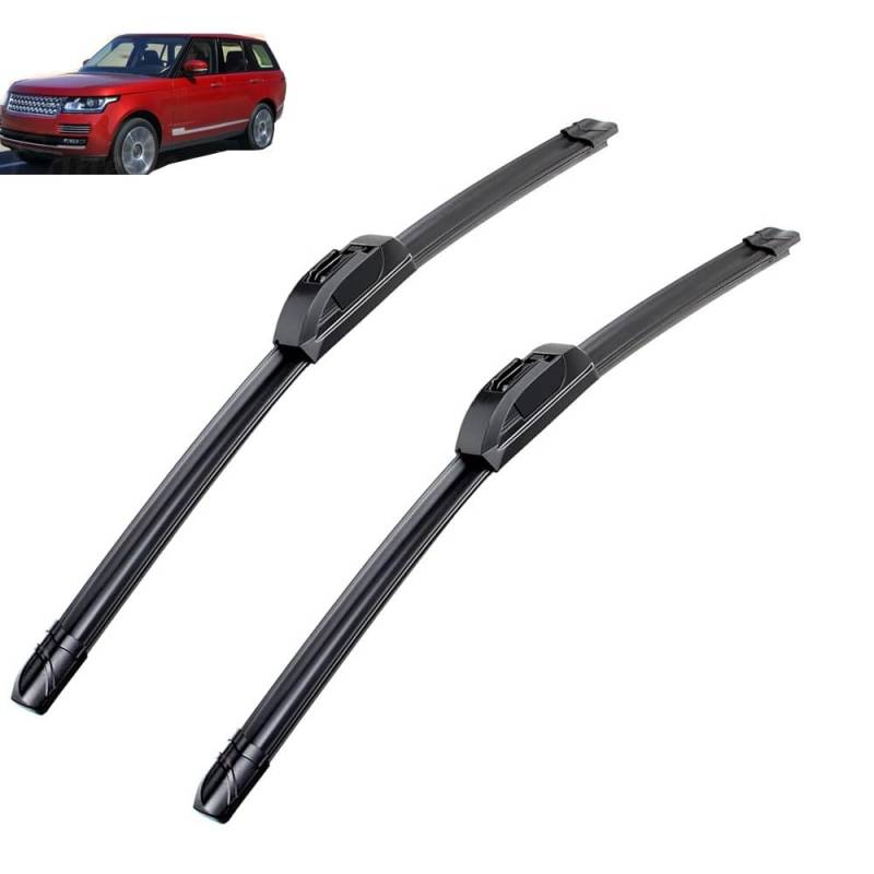 Front-Set Wischerblätter für Land Range Rover L405 2013~2021 Fenster Windschutzscheibe Windschutzscheibe Reinigungsbürsten Autozubehör von Autozonea