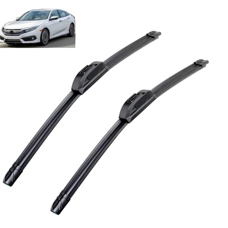 Frontwischerblätter Bürsten Cutter Zubehör UJ Haken Für Honda Civic 10 Gen FC FC1 FC2 FC5 2016 2017 2018 2019 von Autozonea