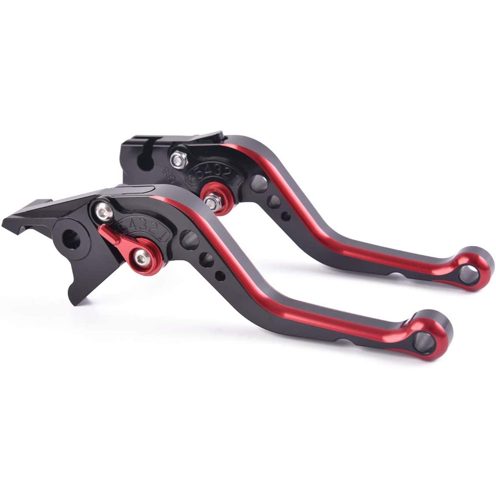Auzkong Kurz Bremshebel Motorrad Kupplungshebel Aluminium CNC Motorrad Hebel für Aprilia SX125 2008-2014 Rot 1 Paar Auzkong Kurz Bremshebel Motorrad Kupplungshebel Aluminium CNC Motorrad Hebel für Aprilia SX125 2008-2014 Rot 1 Paar von Auzkong