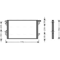 Kondensator, Klimaanlage AVA COOLING RTA5280 AVA von Ava Cooling