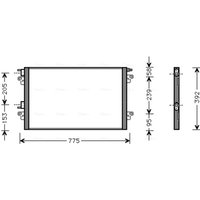 Kondensator, Klimaanlage AVA COOLING RTA5366 AVA von Ava Cooling