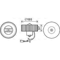 Elektromotor, Innenraumgebläse AVA COOLING FD8568 von Ava Cooling