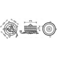 Elektromotor, Innenraumgebläse AVA COOLING MS8610 von Ava Cooling