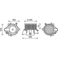 Innenraumgebläse AVA COOLING FT8438 von Ava Cooling