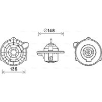 Innenraumgebläse AVA COOLING HY8404 von Ava Cooling