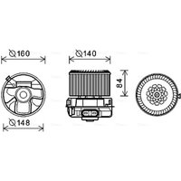 Innenraumgebläse AVA COOLING PE8369 von Ava Cooling