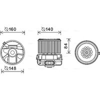 Innenraumgebläse AVA COOLING PE8372 von Ava Cooling