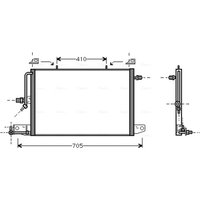 Kondensator, Klimaanlage AVA COOLING AI5117 AVA von Ava Cooling