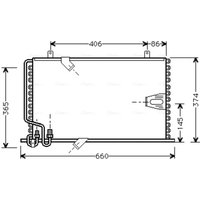 Kondensator, Klimaanlage AVA COOLING BW5184 von Ava Cooling